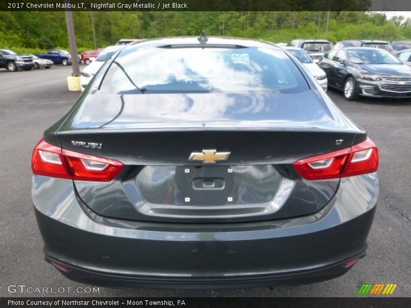 Nightfall Gray Metallic / Jet Black 2017 Chevrolet Malibu LT