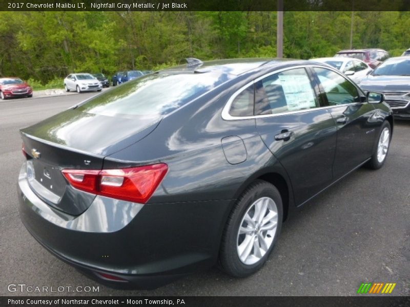 Nightfall Gray Metallic / Jet Black 2017 Chevrolet Malibu LT