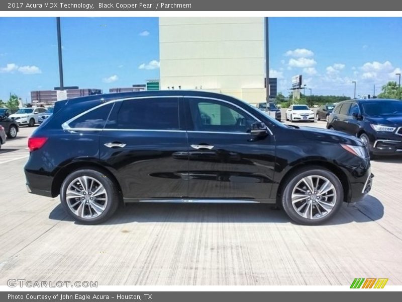 Black Copper Pearl / Parchment 2017 Acura MDX Technology