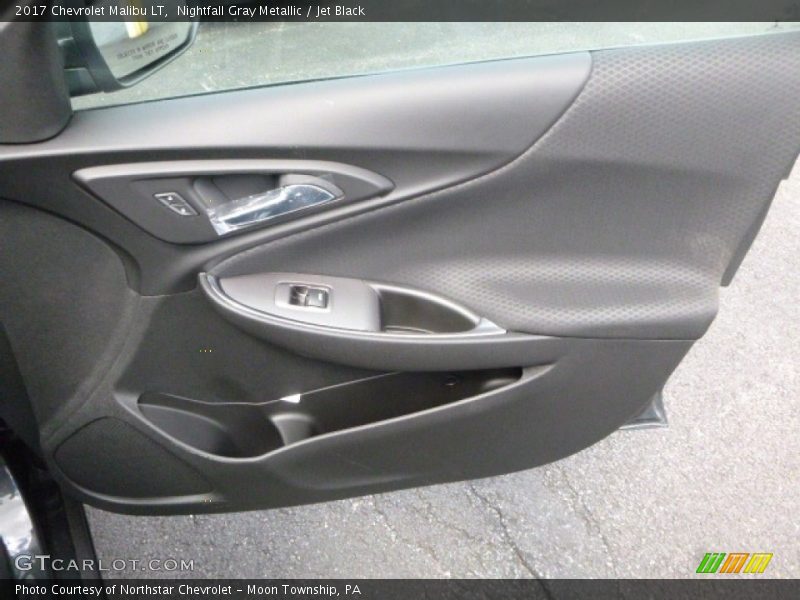 Nightfall Gray Metallic / Jet Black 2017 Chevrolet Malibu LT