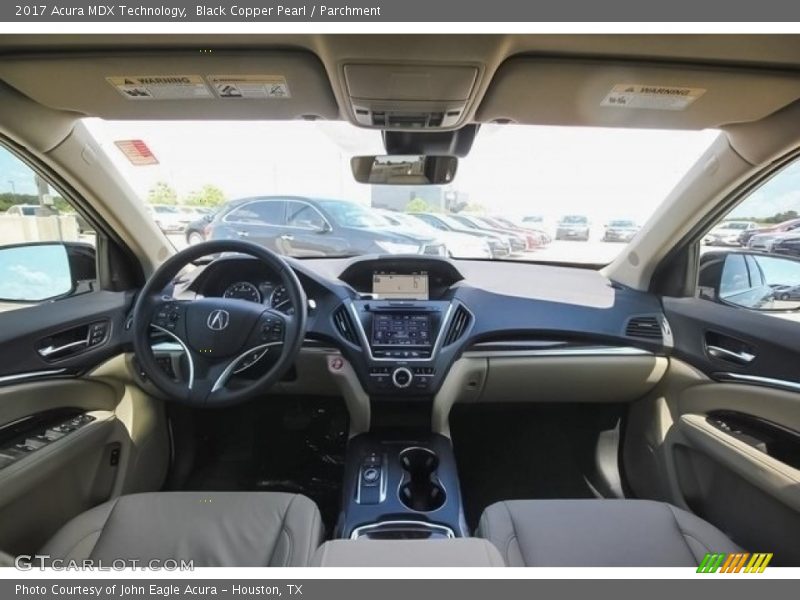 Black Copper Pearl / Parchment 2017 Acura MDX Technology