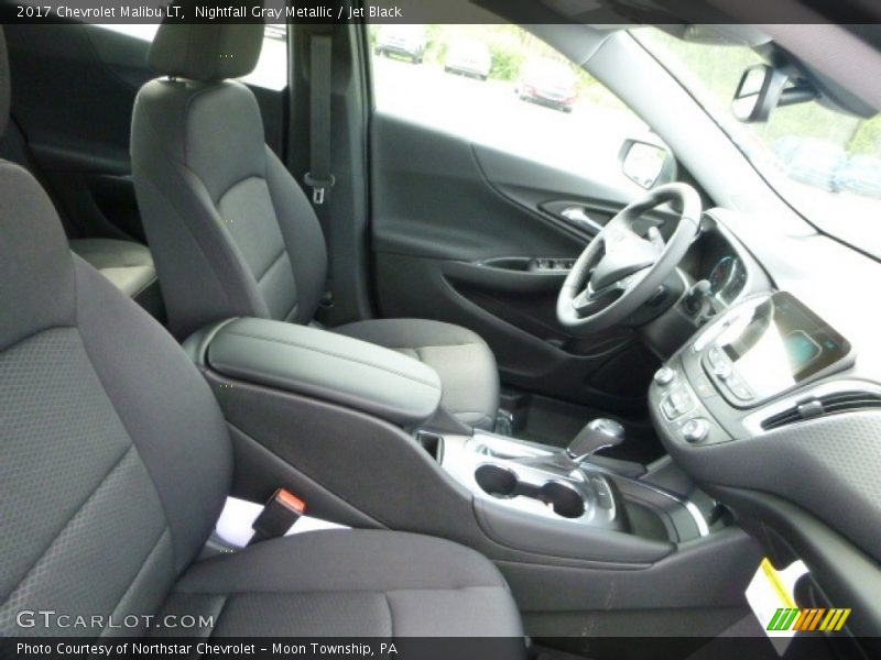 Nightfall Gray Metallic / Jet Black 2017 Chevrolet Malibu LT