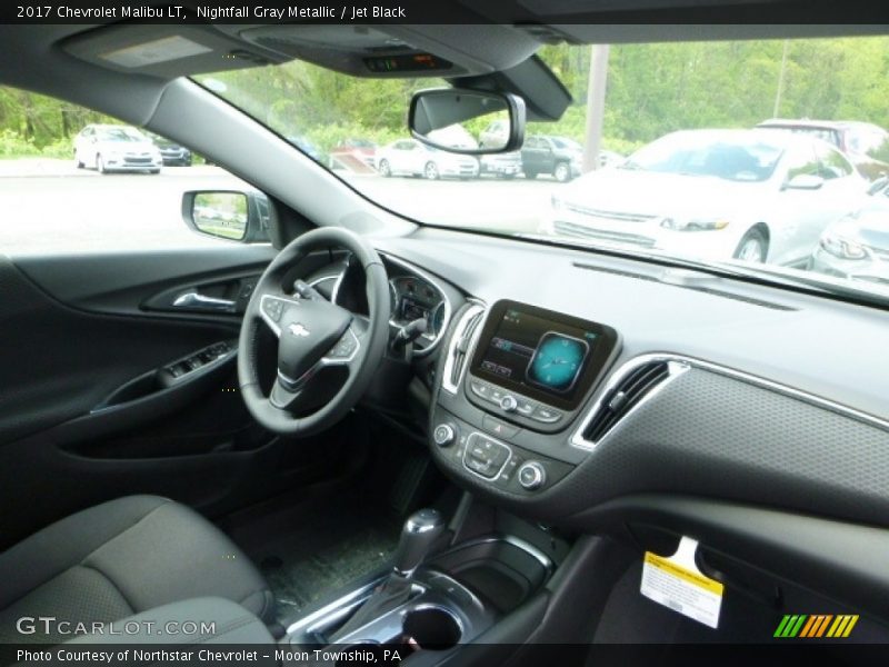 Nightfall Gray Metallic / Jet Black 2017 Chevrolet Malibu LT