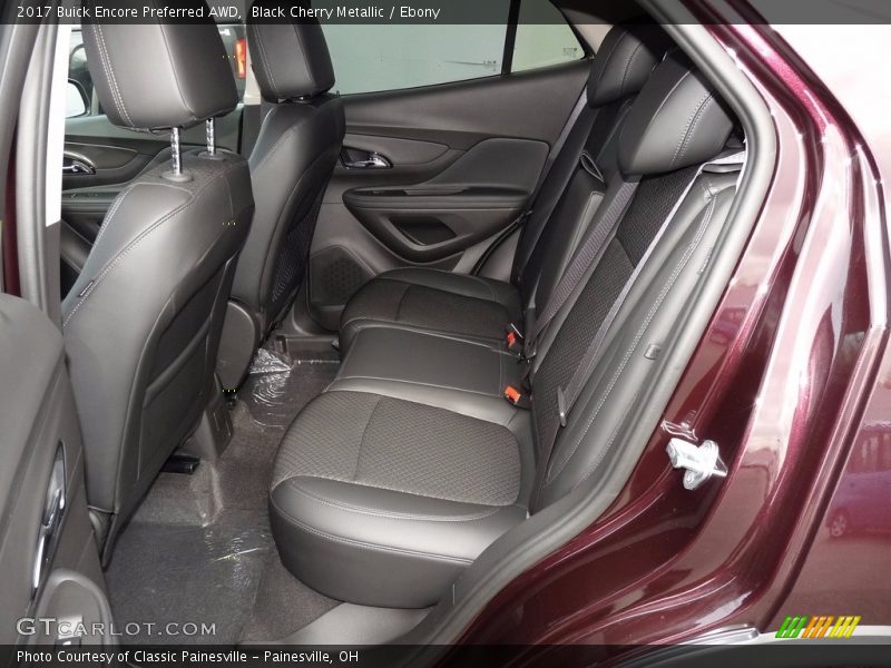 Black Cherry Metallic / Ebony 2017 Buick Encore Preferred AWD