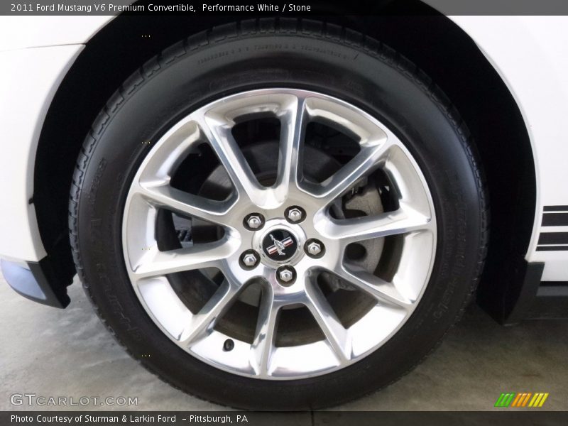 Performance White / Stone 2011 Ford Mustang V6 Premium Convertible