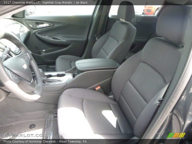 Nightfall Gray Metallic / Jet Black 2017 Chevrolet Malibu LT