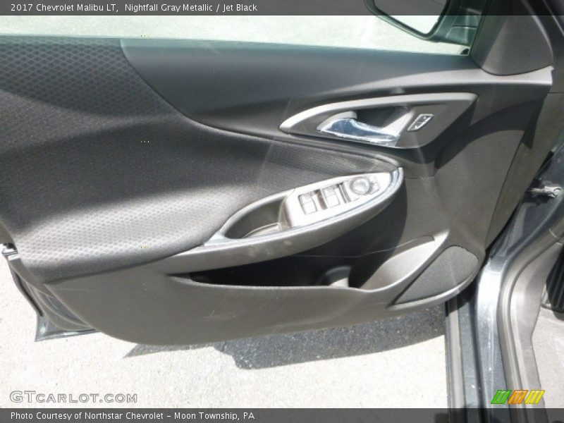 Nightfall Gray Metallic / Jet Black 2017 Chevrolet Malibu LT