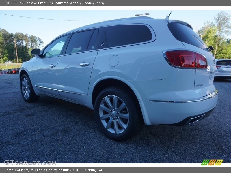 Summit White / Ebony/Ebony 2017 Buick Enclave Premium