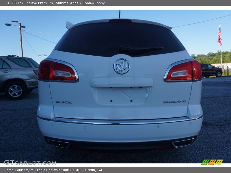 Summit White / Ebony/Ebony 2017 Buick Enclave Premium