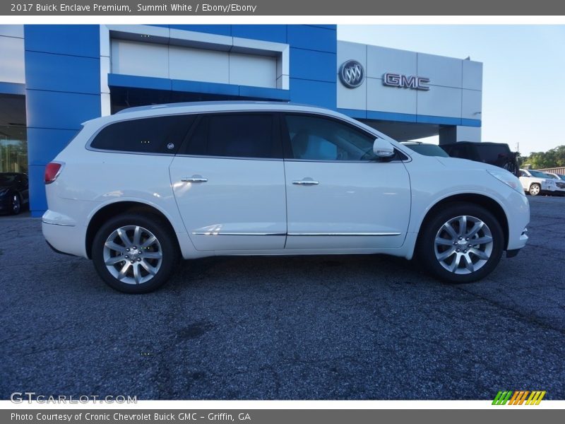 Summit White / Ebony/Ebony 2017 Buick Enclave Premium