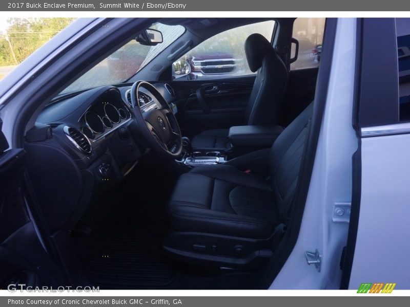 Summit White / Ebony/Ebony 2017 Buick Enclave Premium