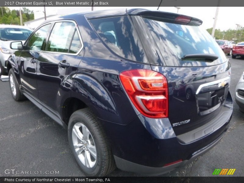 Blue Velvet Metallic / Jet Black 2017 Chevrolet Equinox LS