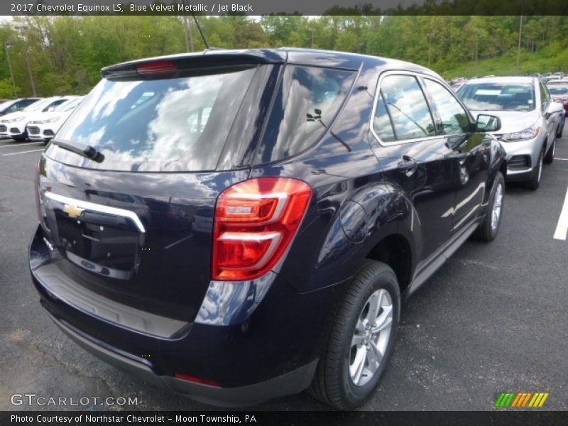 Blue Velvet Metallic / Jet Black 2017 Chevrolet Equinox LS