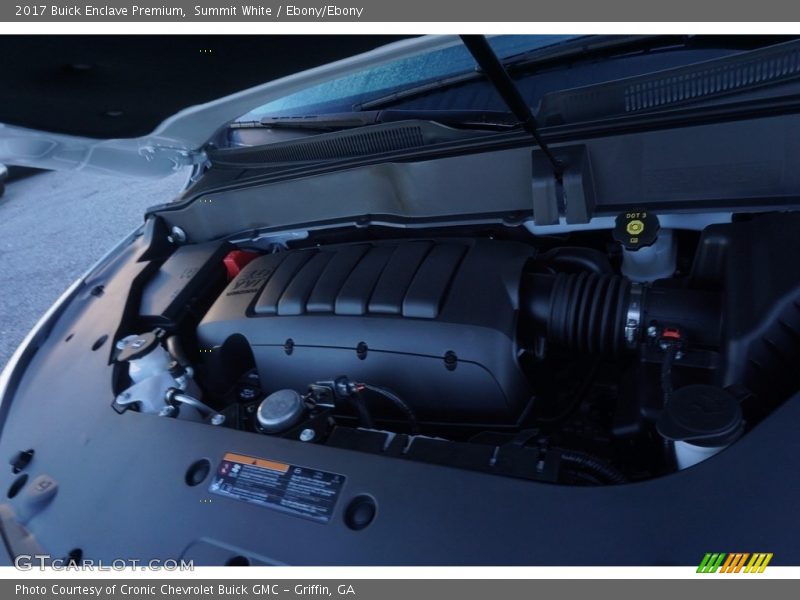 Summit White / Ebony/Ebony 2017 Buick Enclave Premium