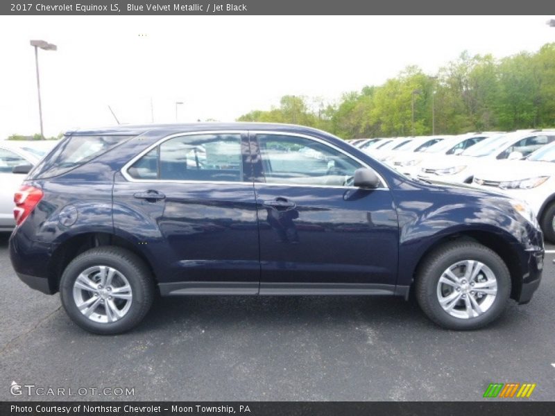 Blue Velvet Metallic / Jet Black 2017 Chevrolet Equinox LS