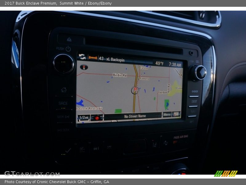 Summit White / Ebony/Ebony 2017 Buick Enclave Premium