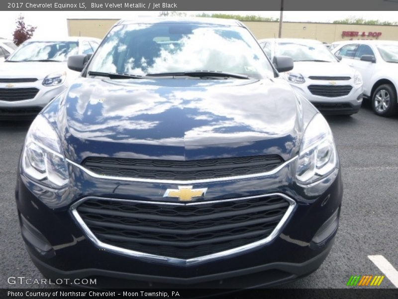 Blue Velvet Metallic / Jet Black 2017 Chevrolet Equinox LS