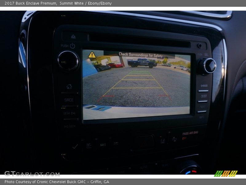 Summit White / Ebony/Ebony 2017 Buick Enclave Premium