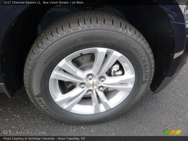 Blue Velvet Metallic / Jet Black 2017 Chevrolet Equinox LS