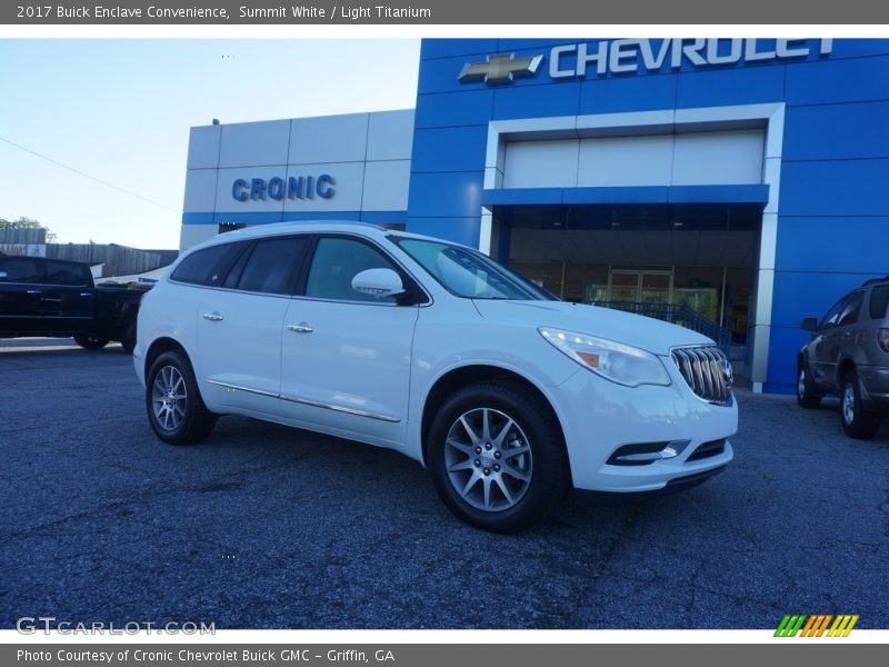 Summit White / Light Titanium 2017 Buick Enclave Convenience