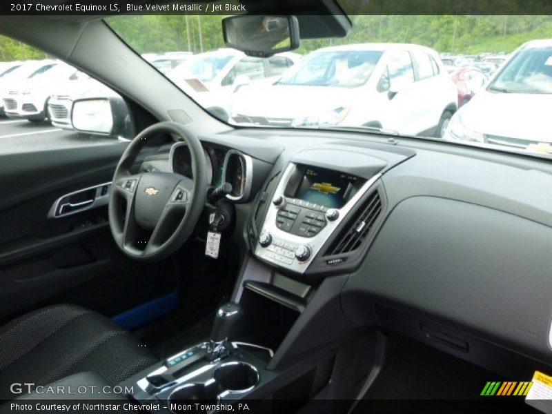 Blue Velvet Metallic / Jet Black 2017 Chevrolet Equinox LS