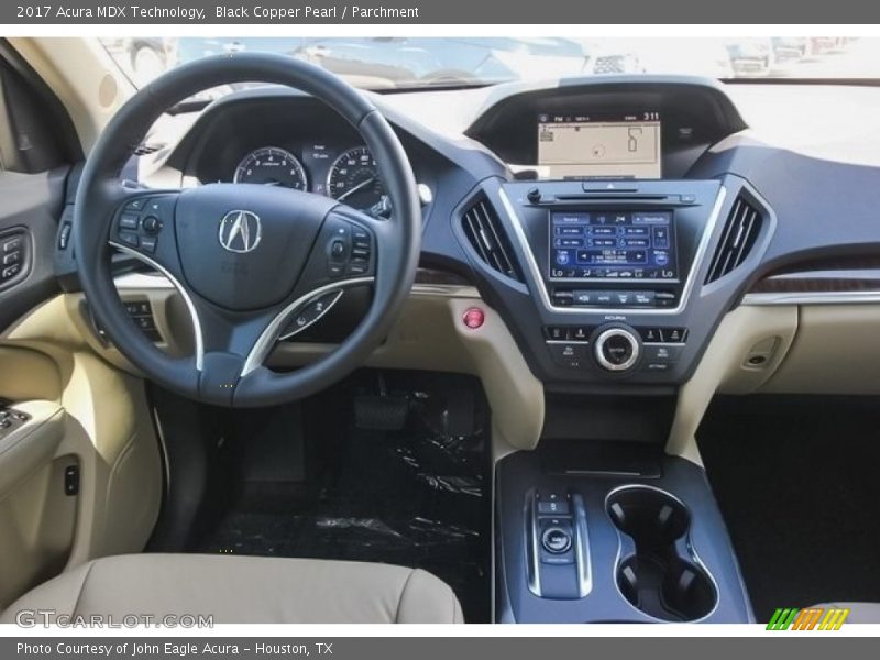Black Copper Pearl / Parchment 2017 Acura MDX Technology