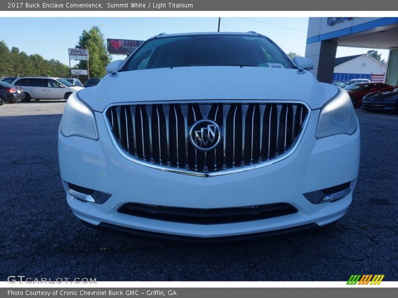 Summit White / Light Titanium 2017 Buick Enclave Convenience