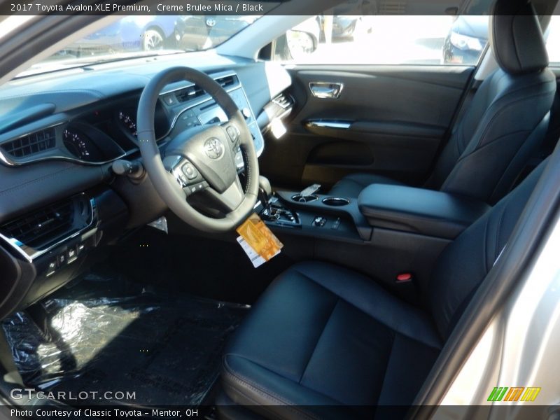 Creme Brulee Mica / Black 2017 Toyota Avalon XLE Premium