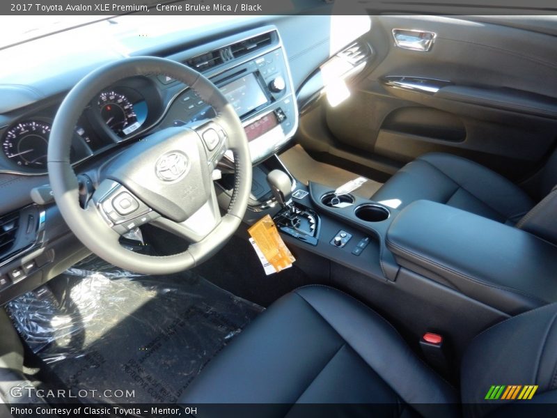 Creme Brulee Mica / Black 2017 Toyota Avalon XLE Premium