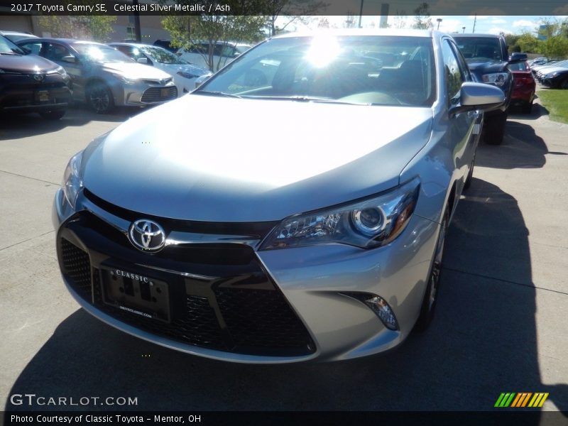 Celestial Silver Metallic / Ash 2017 Toyota Camry SE