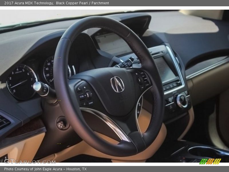 Black Copper Pearl / Parchment 2017 Acura MDX Technology