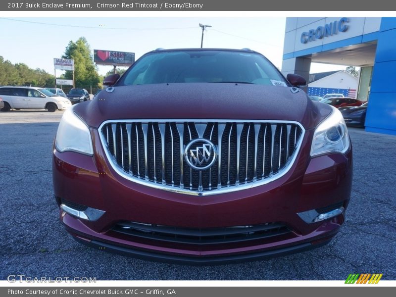 Crimson Red Tintcoat / Ebony/Ebony 2017 Buick Enclave Premium