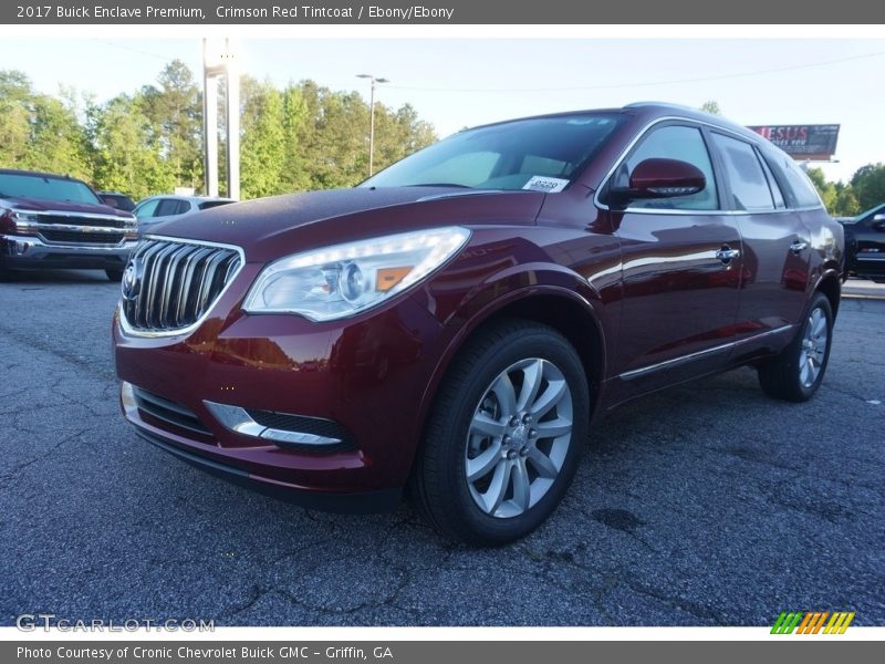 Crimson Red Tintcoat / Ebony/Ebony 2017 Buick Enclave Premium