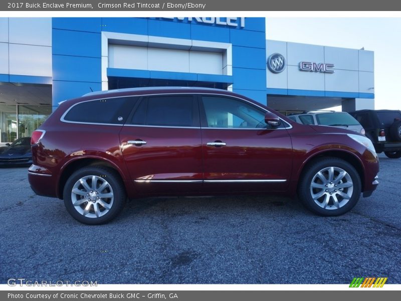 Crimson Red Tintcoat / Ebony/Ebony 2017 Buick Enclave Premium