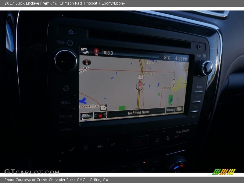 Crimson Red Tintcoat / Ebony/Ebony 2017 Buick Enclave Premium