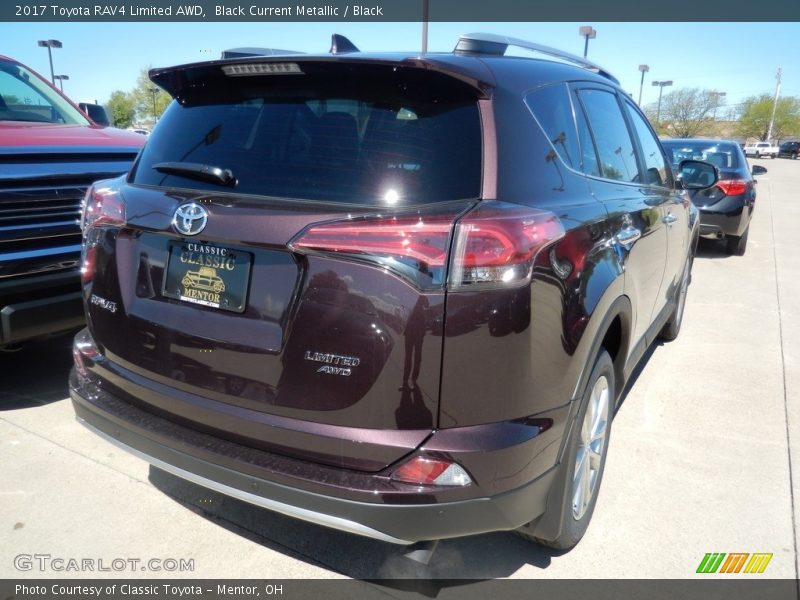 Black Current Metallic / Black 2017 Toyota RAV4 Limited AWD