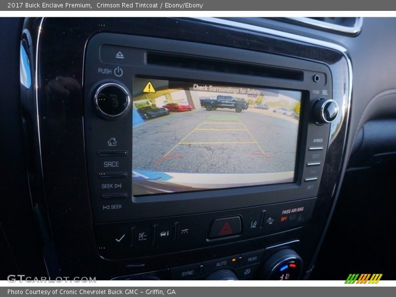 Crimson Red Tintcoat / Ebony/Ebony 2017 Buick Enclave Premium