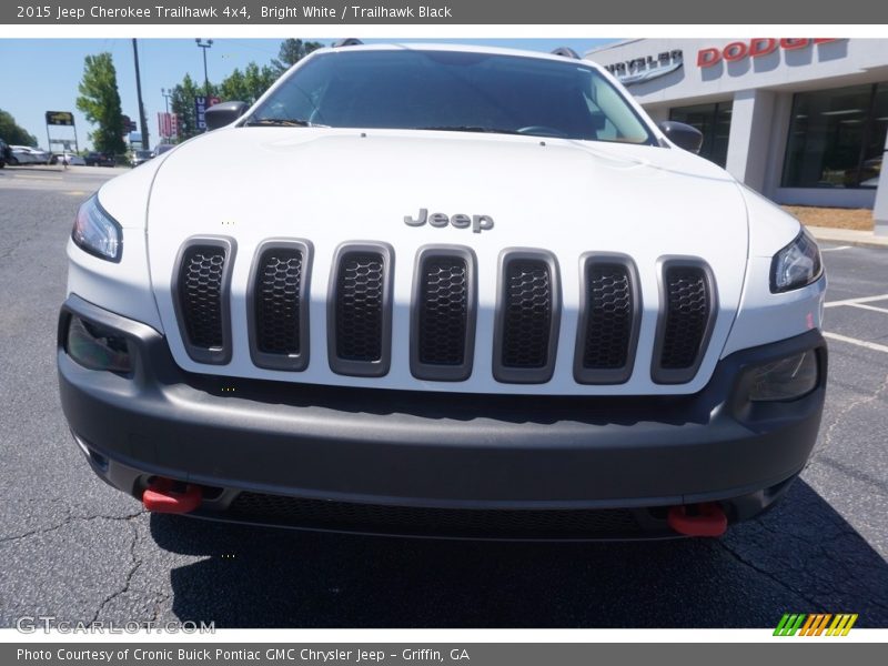 Bright White / Trailhawk Black 2015 Jeep Cherokee Trailhawk 4x4