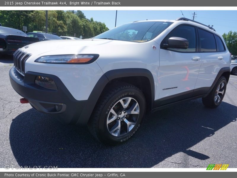 Bright White / Trailhawk Black 2015 Jeep Cherokee Trailhawk 4x4