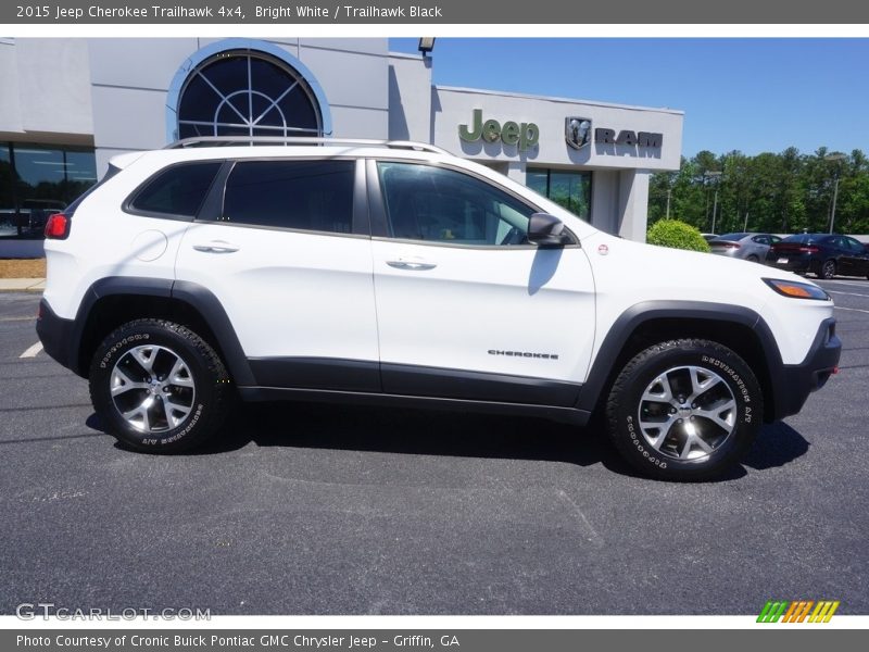 Bright White / Trailhawk Black 2015 Jeep Cherokee Trailhawk 4x4