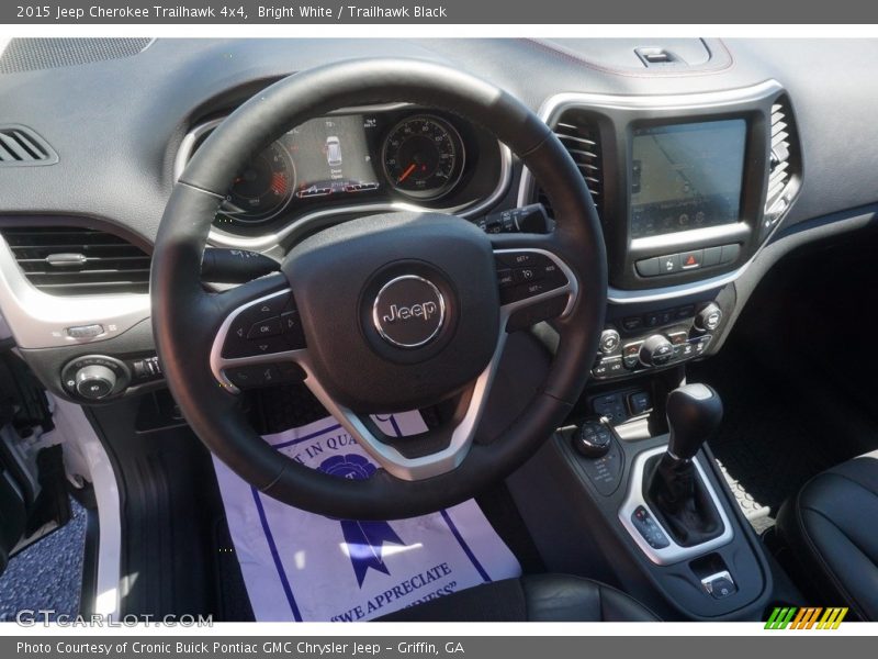 Bright White / Trailhawk Black 2015 Jeep Cherokee Trailhawk 4x4