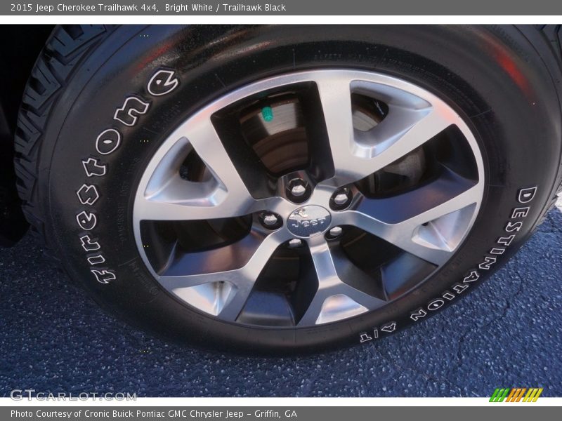Bright White / Trailhawk Black 2015 Jeep Cherokee Trailhawk 4x4