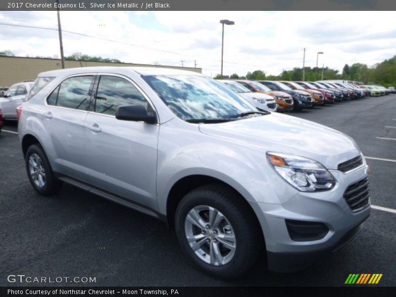 Silver Ice Metallic / Jet Black 2017 Chevrolet Equinox LS