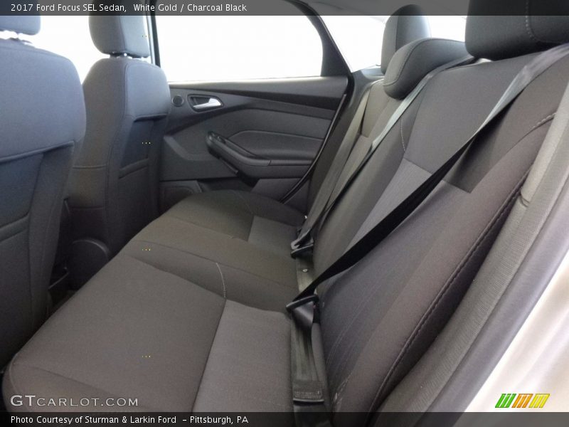 White Gold / Charcoal Black 2017 Ford Focus SEL Sedan