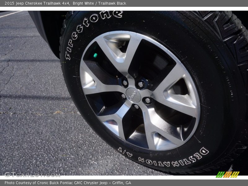 Bright White / Trailhawk Black 2015 Jeep Cherokee Trailhawk 4x4