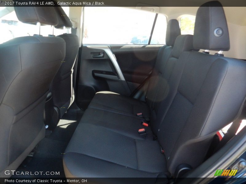 Galactic Aqua Mica / Black 2017 Toyota RAV4 LE AWD