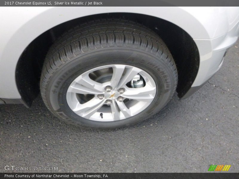 Silver Ice Metallic / Jet Black 2017 Chevrolet Equinox LS