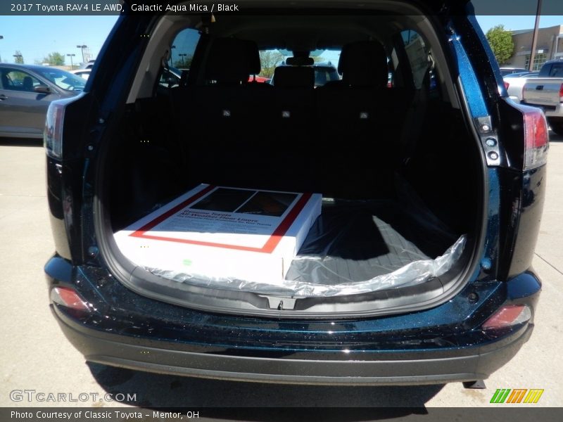 Galactic Aqua Mica / Black 2017 Toyota RAV4 LE AWD