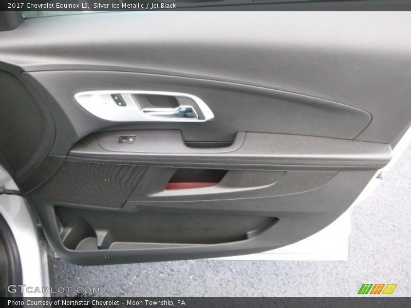 Silver Ice Metallic / Jet Black 2017 Chevrolet Equinox LS