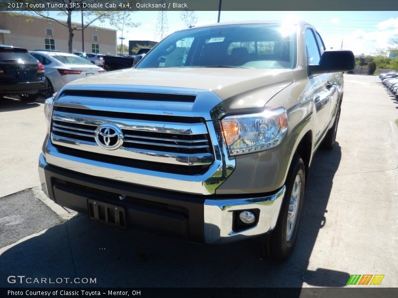 Quicksand / Black 2017 Toyota Tundra SR5 Double Cab 4x4